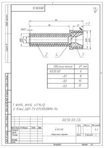 Сопла на заказ