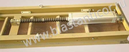 Внешний вид механического транспортера для сбора дроби