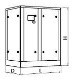 Габариты компрессора без ресивера