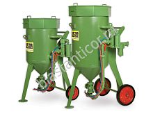 Установки абразивоструйные напорного типа DBS-100 RCS / DBS-200 RCS (с дистанцион. управлением и дозатором SGV)